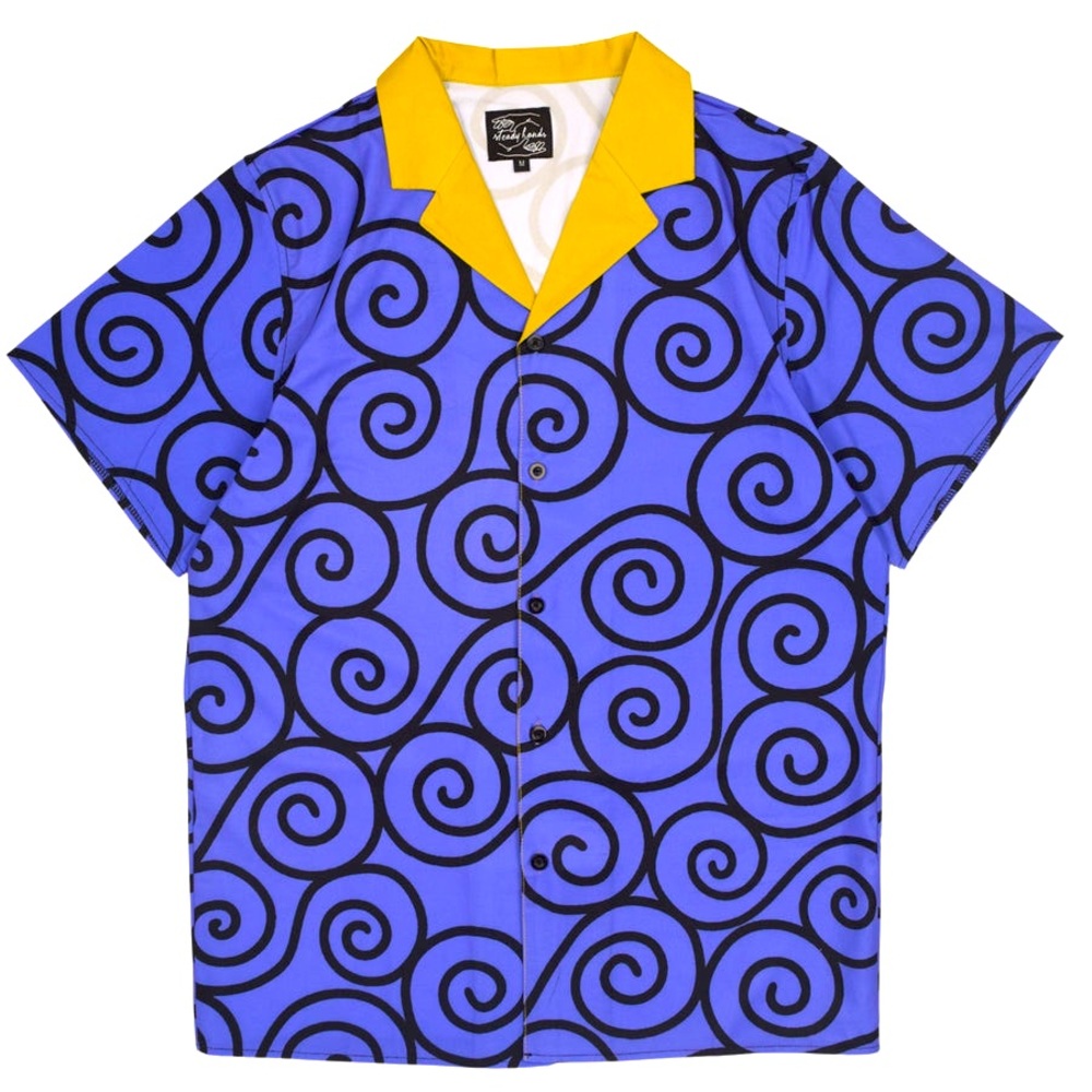 One piece luffy gomu gomu button up anime shirt